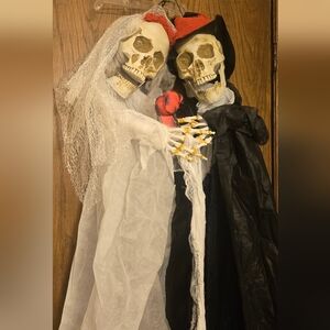 Skeleton Bride and Groom  Set